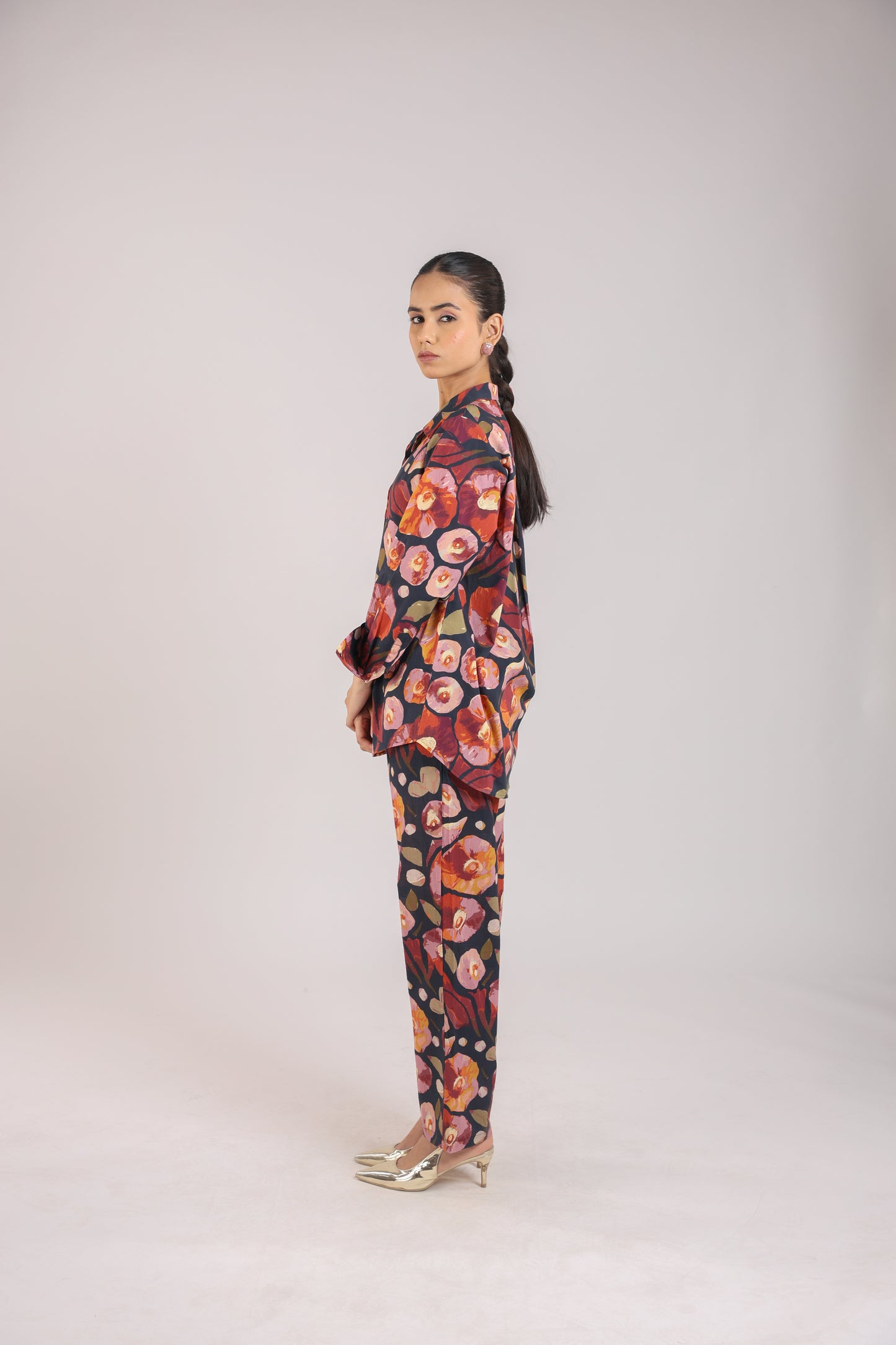 Black Floral Co-ord
