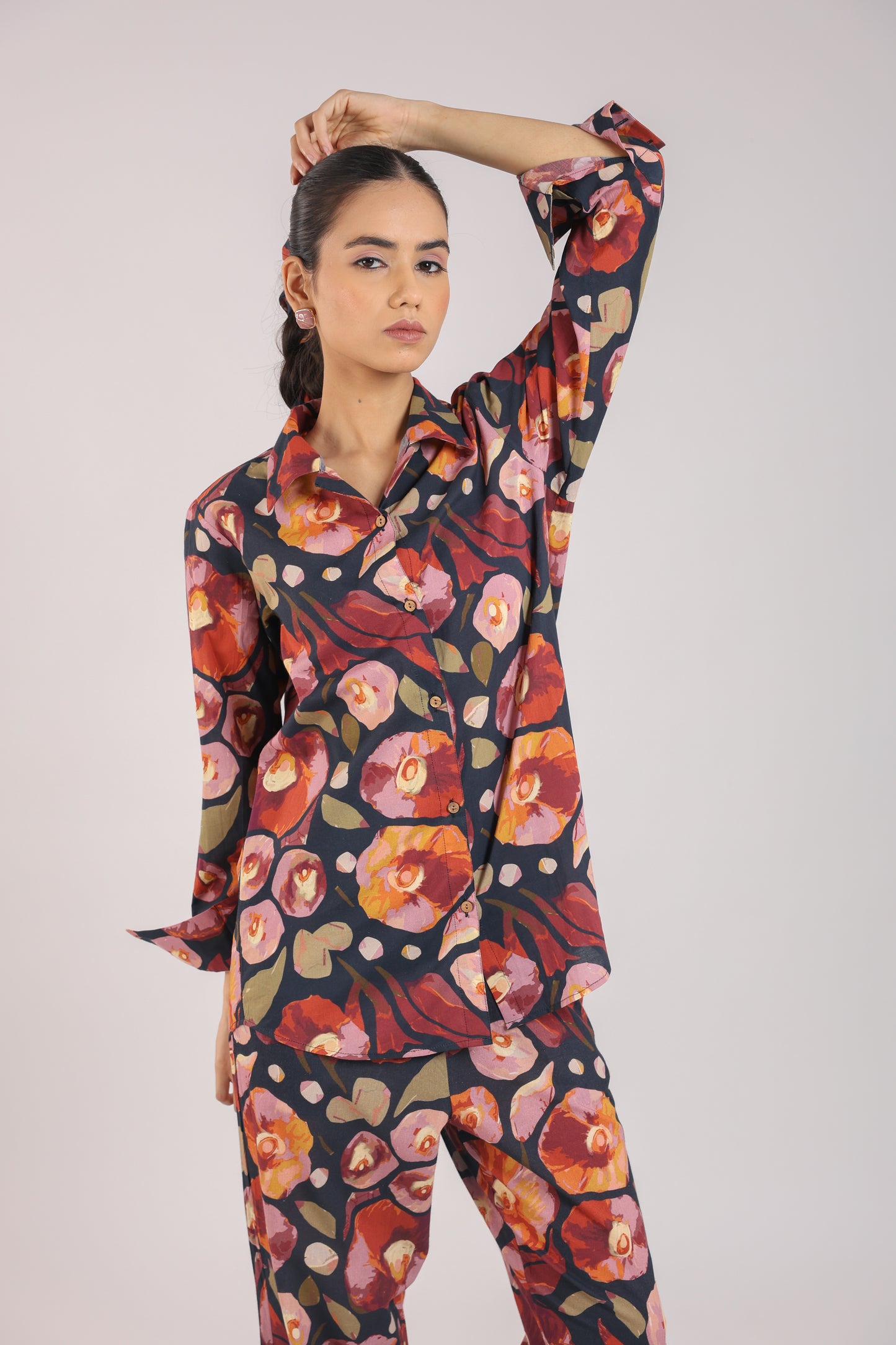 Black Floral Co-ord