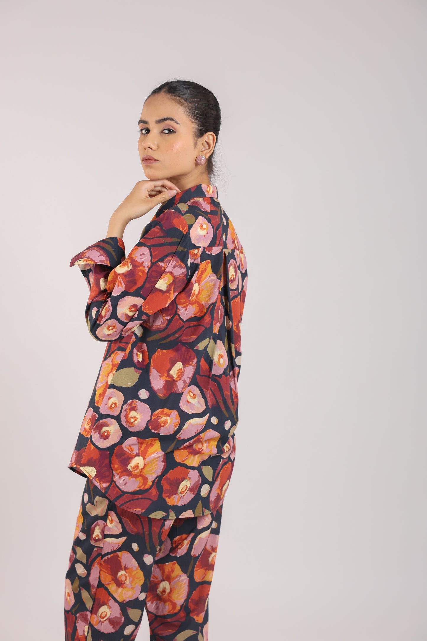 Black Floral Co-ord